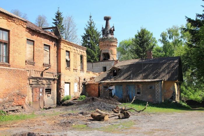 Садиби Терещенків, лелеки, сонце і монастир босих кармелітів Садиби Терещенків, лелеки, сонце і монастир босих кармелітів